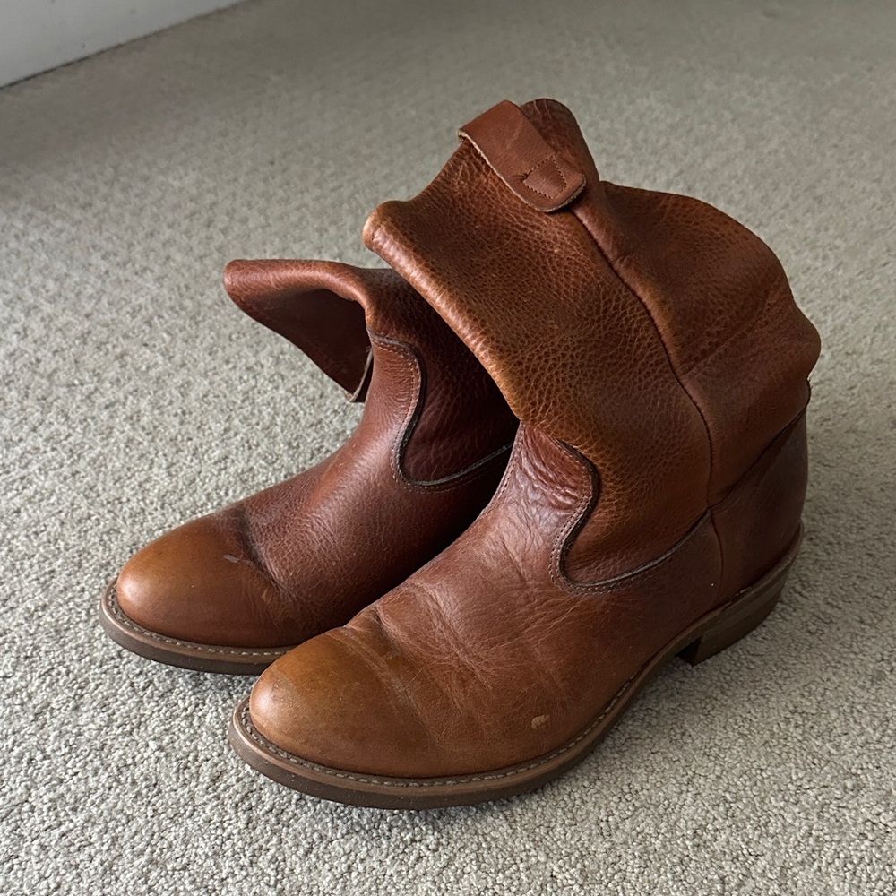 Double H Chestnut Leather Men's Boots